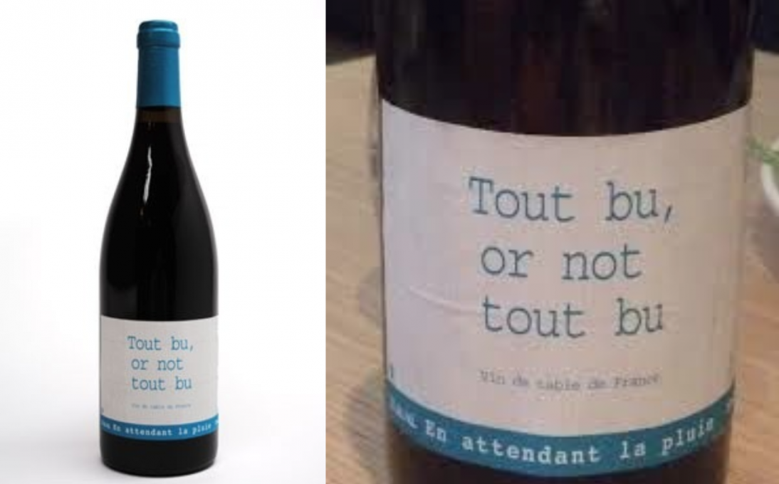 Tout Bu Or Not Tout Bu